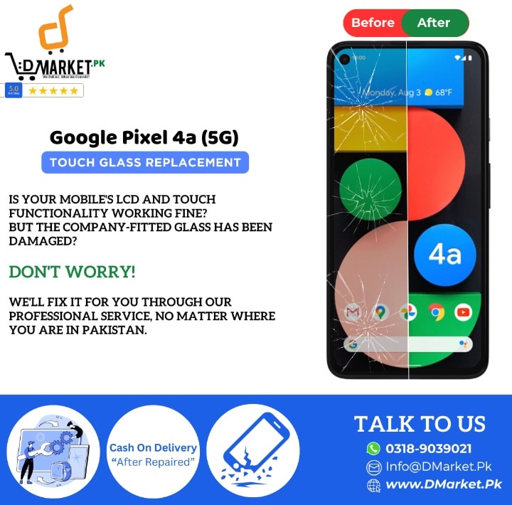 Google Pixel 4a (5G) Touch Glass Repair Cost