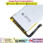 Google Pixel 5 Original Battery Price In Pakistan
