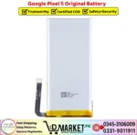 Google Pixel 5 Original Battery Price In Pakistan