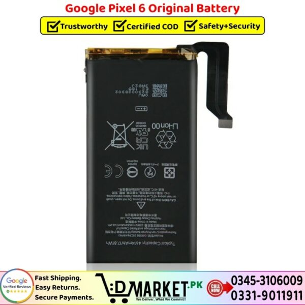 Google Pixel 6 Original Battery Price In Pakistan