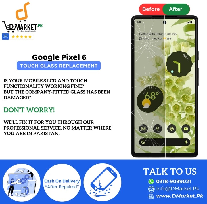 Google Pixel 6 Touch Glass Repair Cost Google Pixel 6 Touch Glass Repair Cost