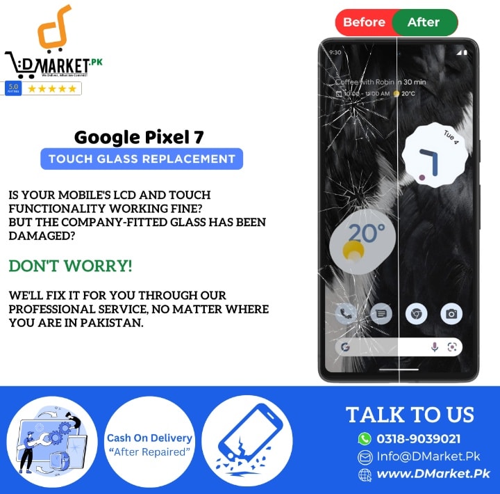 Google Pixel 7 Touch Glass Repair Cost