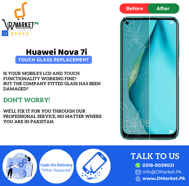 Huawei Nova 7i Touch Glass Repair Cost Huawei Nova 7i Touch Glass Repair Cost
