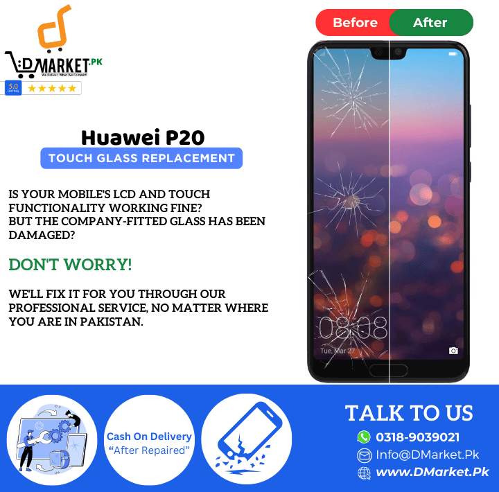 Huawei P20 Touch Glass Repair Cost Huawei P20 Touch Glass Repair Cost
