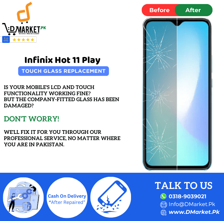 Infinix Hot 11 Play Touch Glass Repair Cost