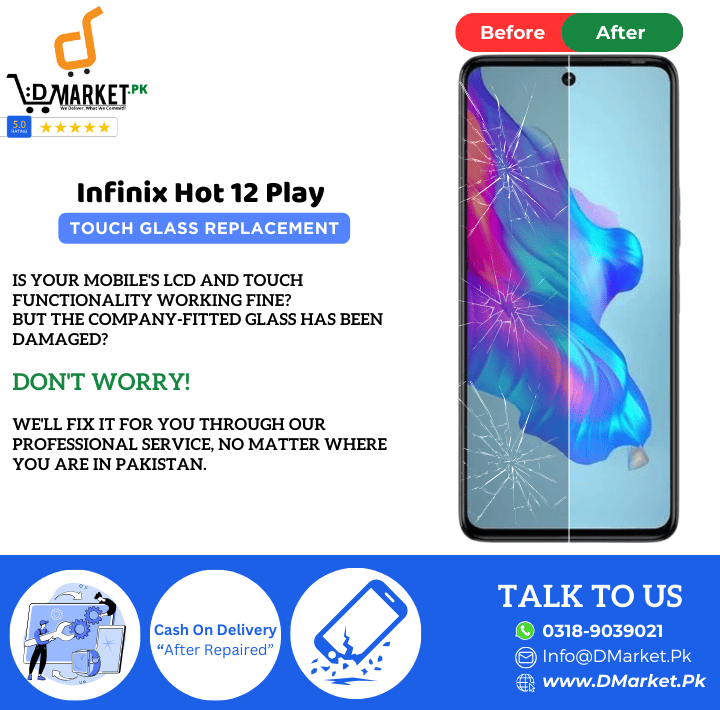 Infinix Hot 12 Play Touch Glass Repair Cost