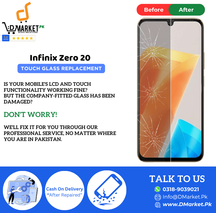 Infinix Zero 20 Touch Glass Repair Cost