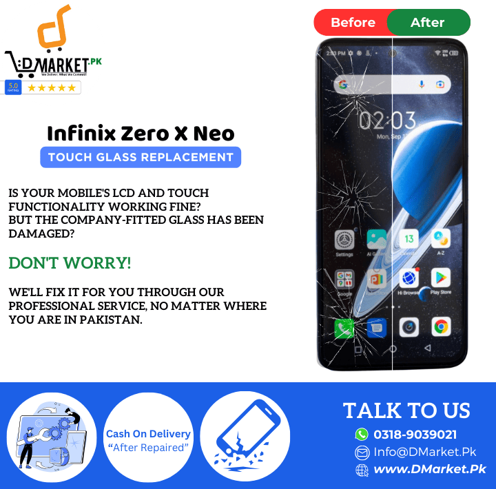 Infinix Zero X Neo Touch Glass Repair Cost