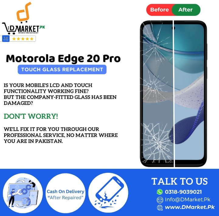 Motorola Edge 20 Pro Touch Glass Repair Cost