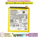 Motorola G Pure Original Battery Price In Pakistan