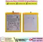 Motorola Moto E 2020 Original Battery Price In Pakistan
