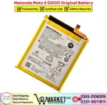 Motorola Moto E 2020 Original Battery Price In Pakistan