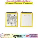 Motorola Moto E20 Original Battery Price In Pakistan