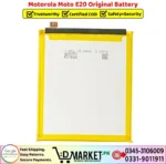 Motorola Moto E20 Original Battery - Image 2