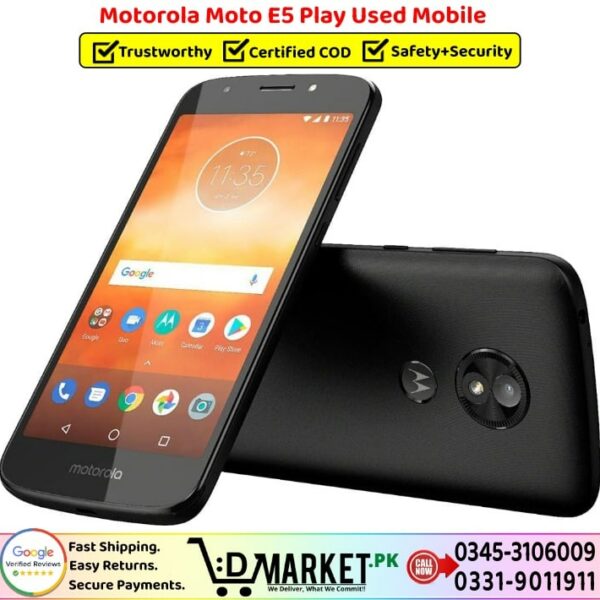 Motorola Moto E5 Play Used Price In Pakistan
