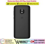 Motorola Moto E5 Play Used Price In Pakistan