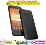 Motorola Moto E5 Play Used Price In Pakistan