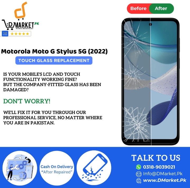 Motorola Moto G Stylus 5G (2022) Touch Glass Repair Cost