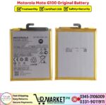 Motorola Moto G100 Original Battery Price In Pakistan