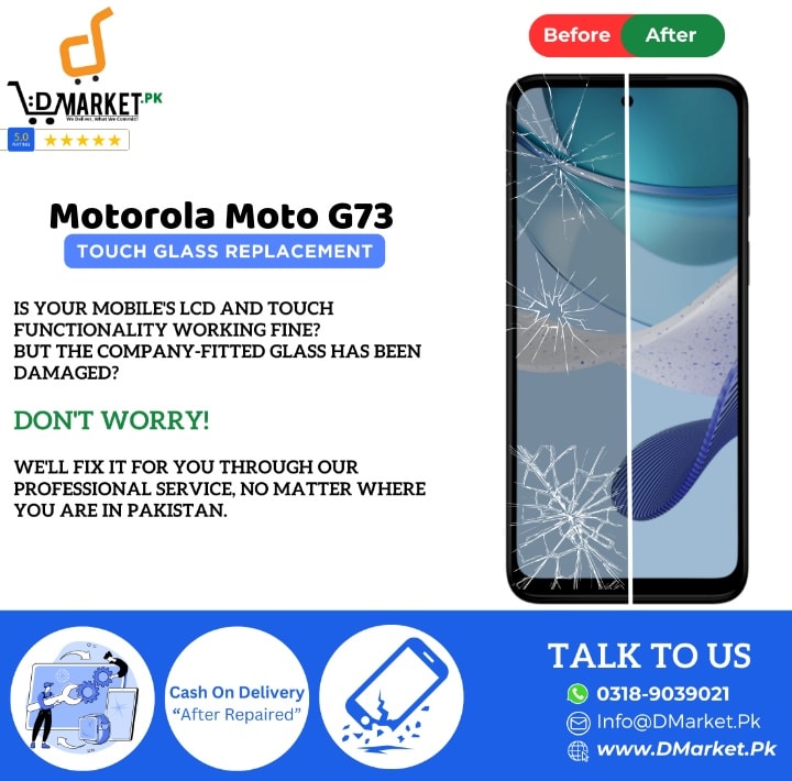 Motorola Moto G73 Touch Glass Repair Cost