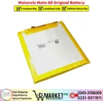 Motorola Moto G8 Original Battery Price In Pakistan