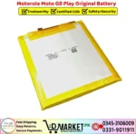 Motorola Moto G8 Play Original Battery Price In Pakistan