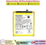 Motorola Moto G8 Play Original Battery Price In Pakistan