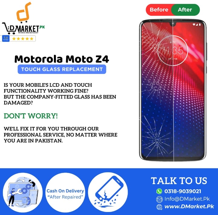 Motorola Moto Z4 Touch Glass Repair Cost