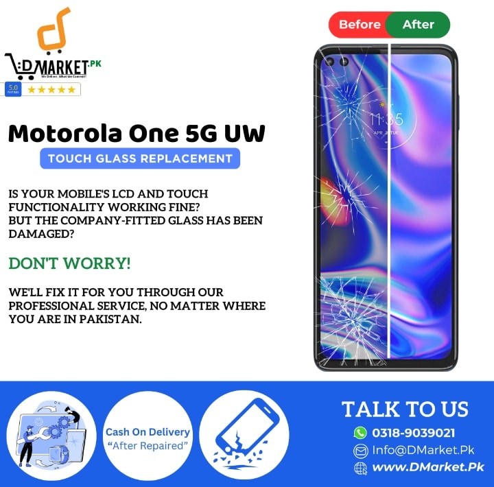 Motorola One 5G UW Touch Glass Repair Cost