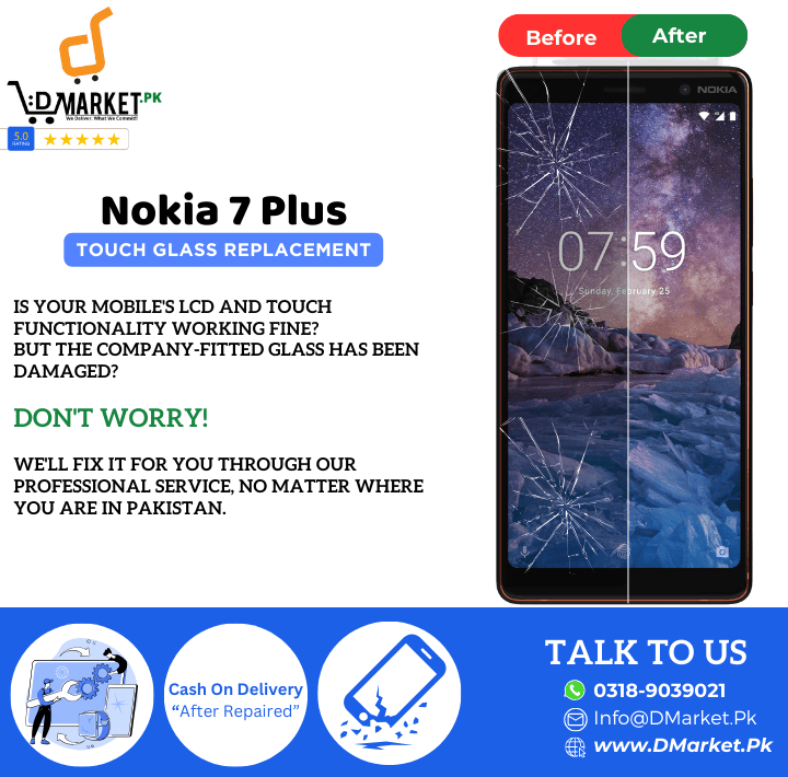 Nokia 7 Plus Touch Glass Repair Cost Nokia 7 Plus Touch Glass Repair Cost