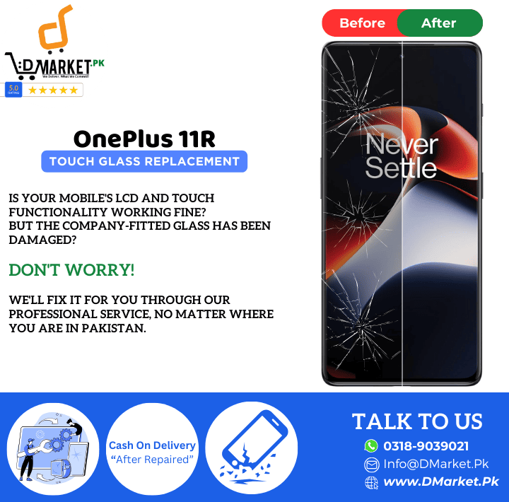 OnePlus 11R Touch Glass Repair Cost OnePlus 11R Touch Glass Repair Cost