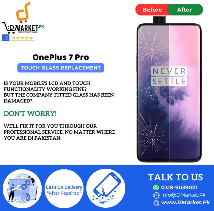 OnePlus 7 Pro Touch Glass Repair Cost