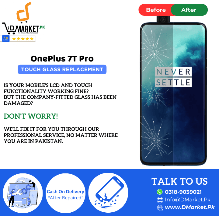 OnePlus 7T Pro Touch Glass Repair Cost