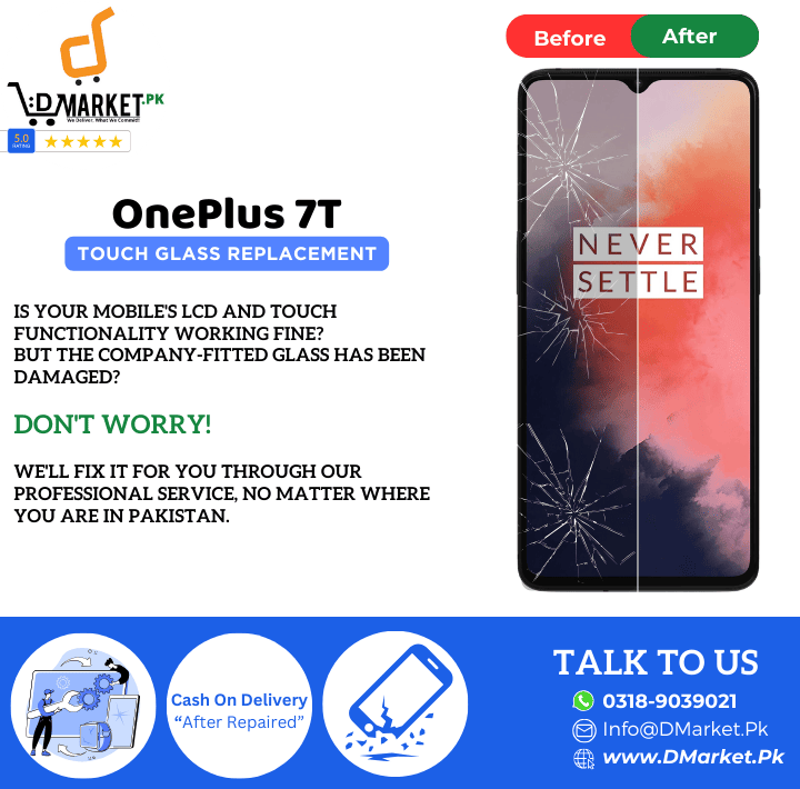 OnePlus 7T Touch Glass Repair Cost