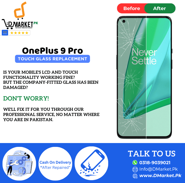 OnePlus 9 Pro Touch Glass Repair Cost