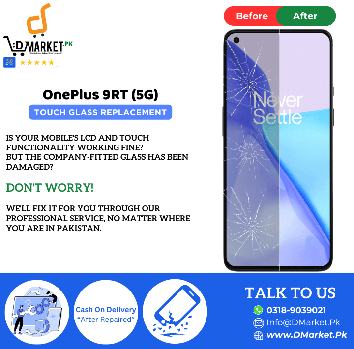 OnePlus 9RT 5G Touch Glass Repair Cost OnePlus 9RT 5G Touch Glass Repair Cost
