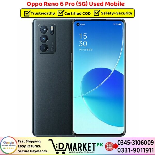 Oppo Reno 6 Pro 5G Used Price In Pakistan