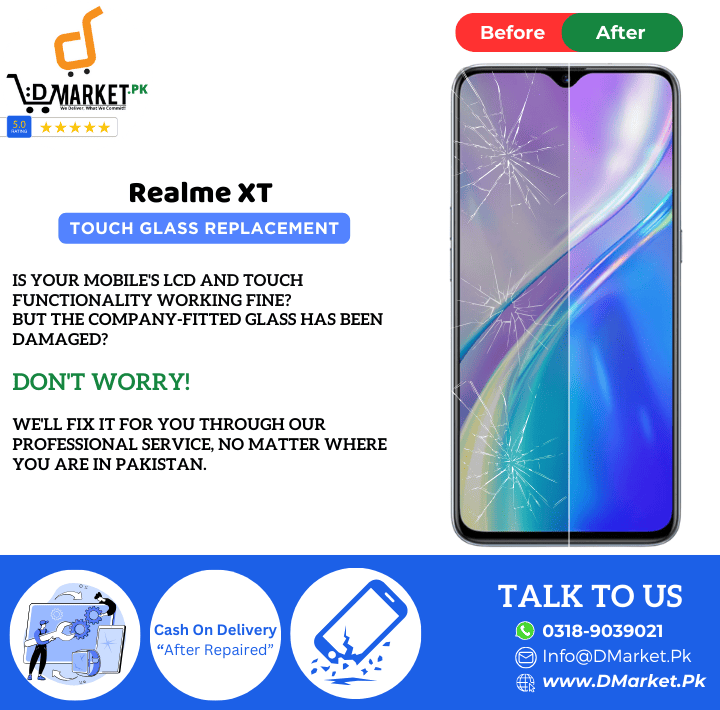 Realme XT Touch Glass Repair Cost