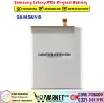 Samsung Galaxy A10e Original Battery Price In Pakistan