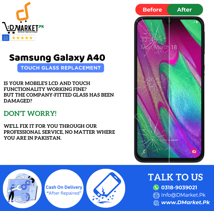 Samsung Galaxy A40 Touch Glass Repair Cost Samsung Galaxy A40 Touch Glass Repair Cost