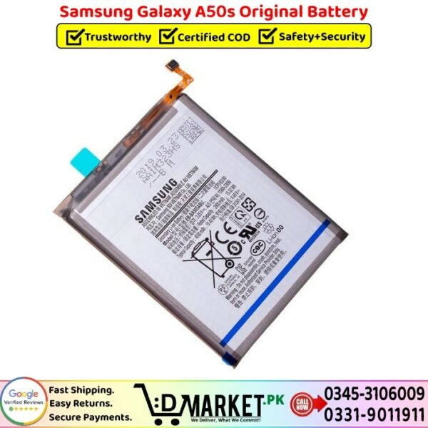 Samsung Galaxy A50s Original Battery Price In Pakistan