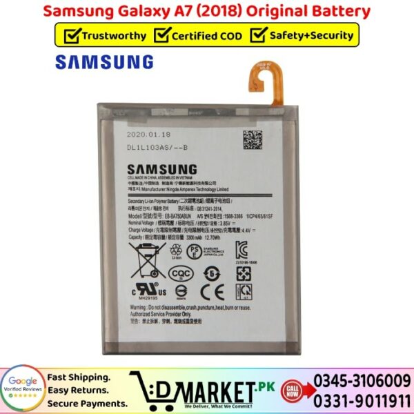 Samsung Galaxy A7 2018 Original Battery Price In Pakistan