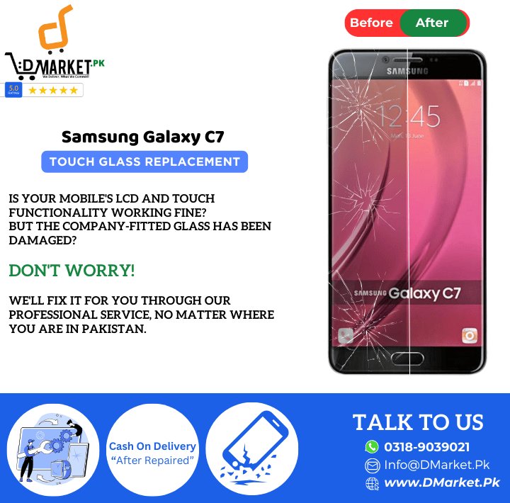 Samsung Galaxy C7 Touch Glass Repair Cost