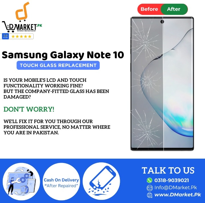 Samsung Galaxy Note 10 Touch Glass Repair Cost