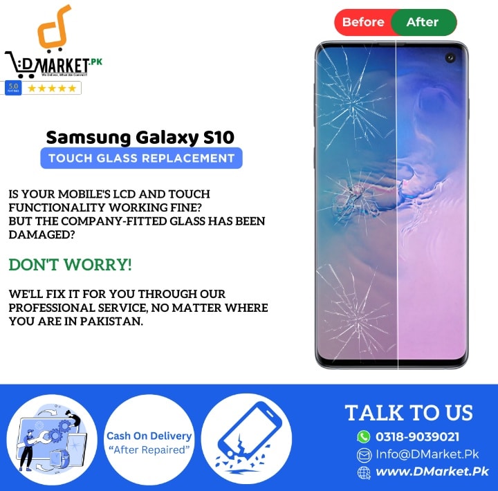 Samsung Galaxy S10 Touch Glass Repair Cost