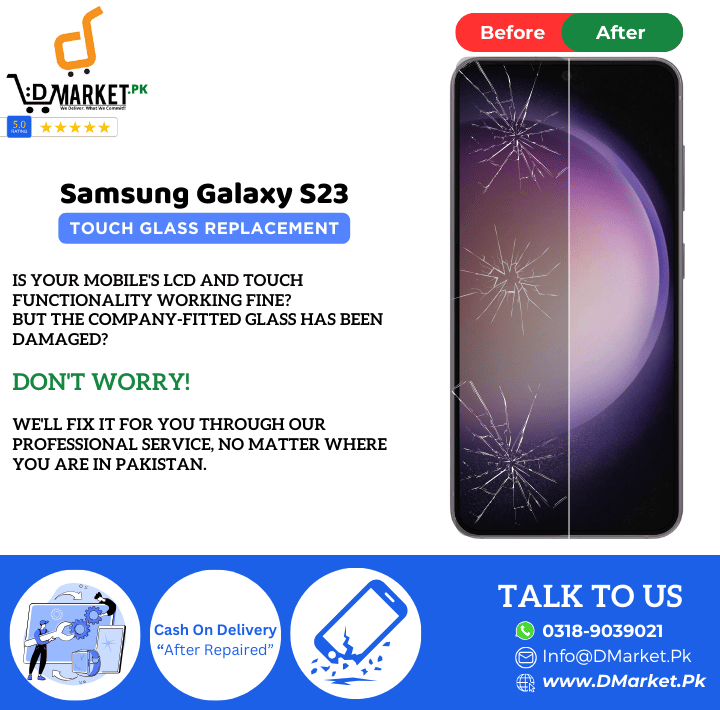 Samsung Galaxy S23 Touch Glass Repair Cost