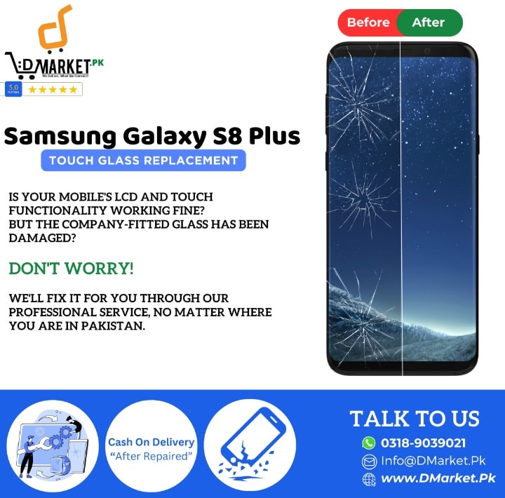 Samsung Galaxy S8 Plus Touch Glass Repair Cost