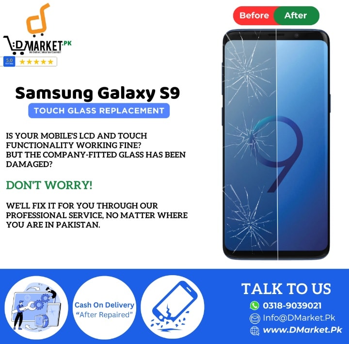 Samsung Galaxy S9 Touch Glass Repair Cost