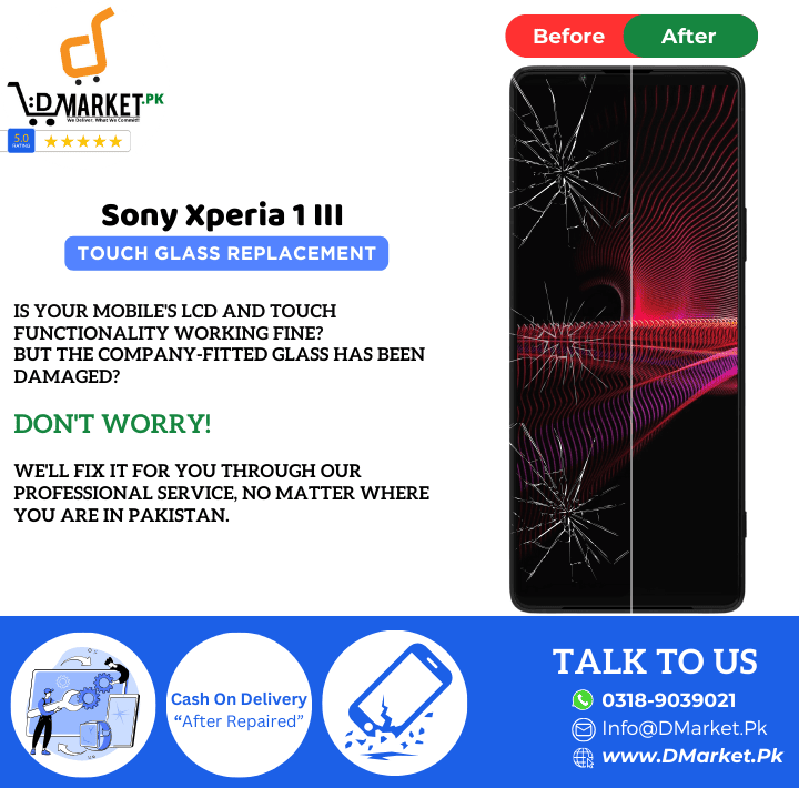 Sony Xperia 1 III Touch Glass Repair Cost