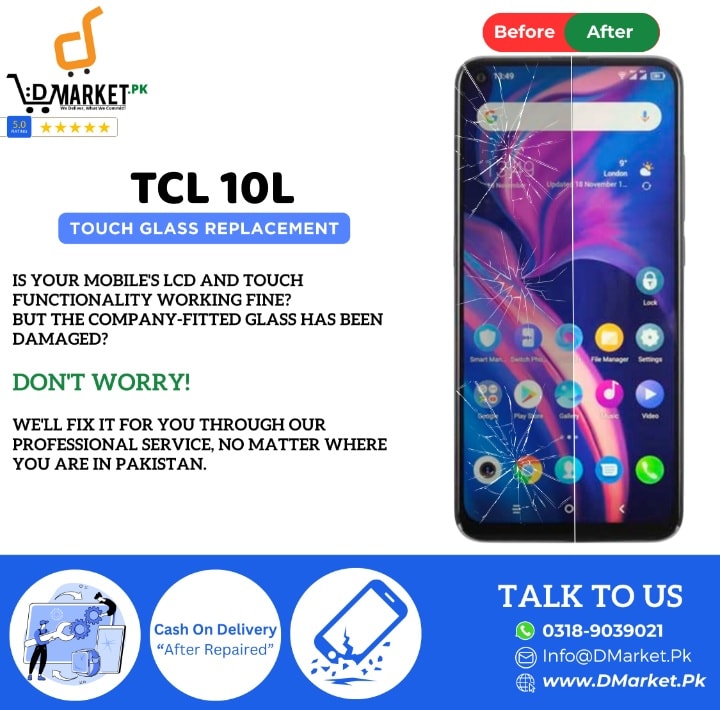 TCL 10L Touch Glass Repair Cost